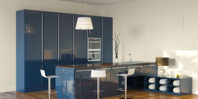 Granatowa kuchnia – inspiracje, aranżacje i porady na eleganckie wnętrze