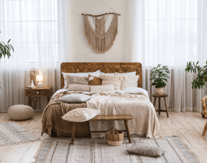 Sypialnia w stylu rustykalnym – pomysł na przytulne wnętrze