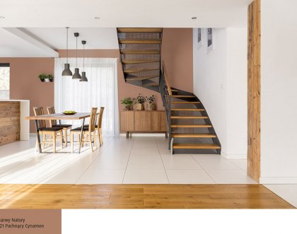 3 aranżacje salonu w kolorach kremowej bieli i brązu