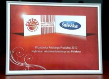 Śnieżka Wizytówką Polskiego Produktu 2010