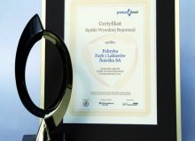 Śnieżka Spółką Wysokiej Reputacji 2010