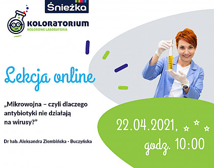 „Koloratorium” – pasjonująca lekcja online na otwarcie kolorowych laboratoriów!