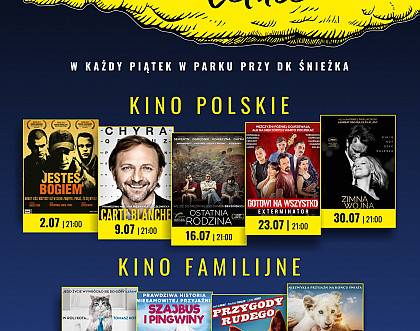 Letnie kino pod chmurką z konkursem od Śnieżki