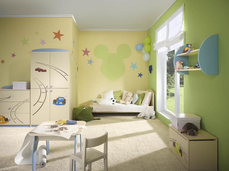 kolory w pokoju dziecięcym