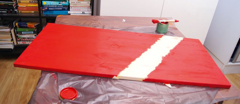 malowanie blatu stołu